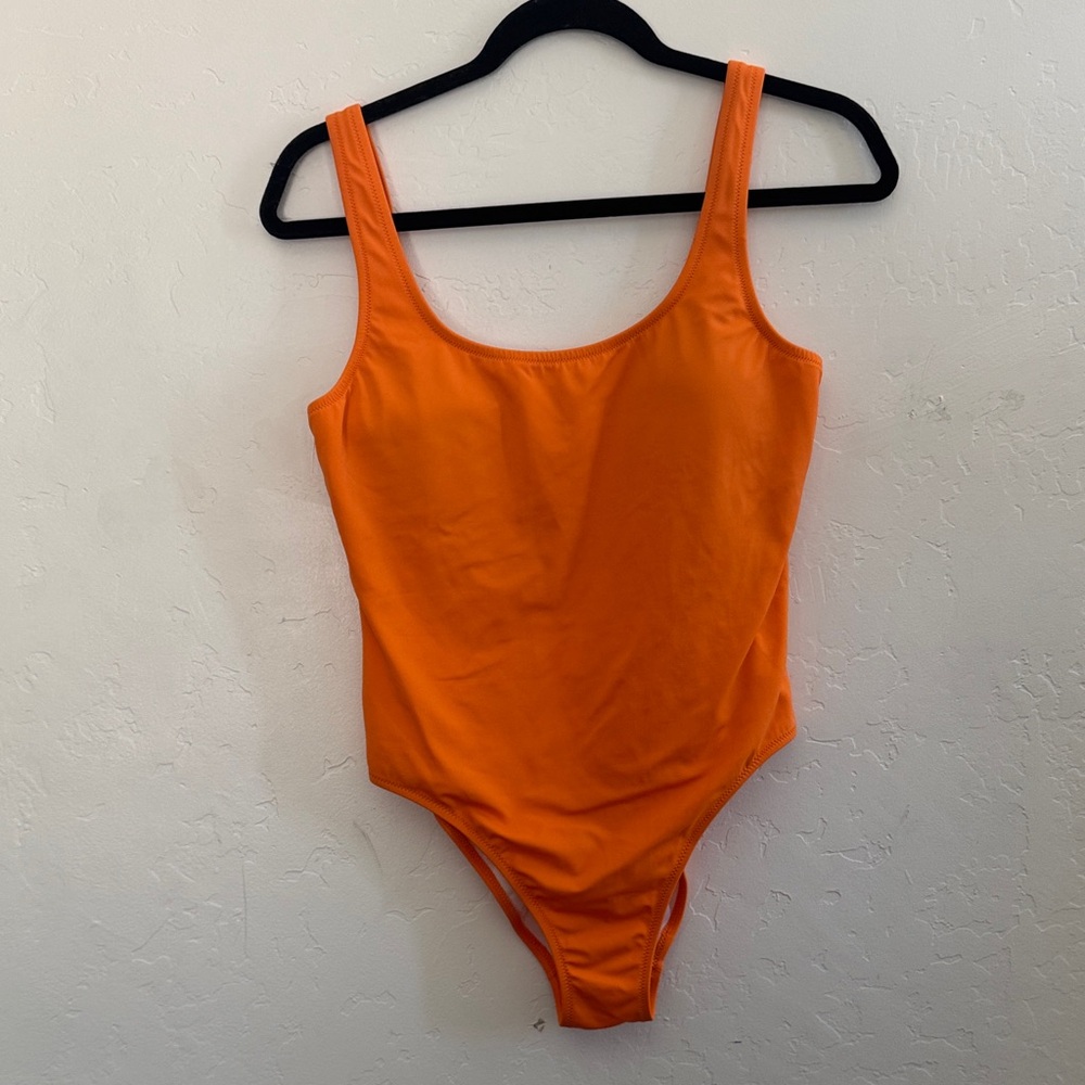 PINK by Victoria’s Secret Orange One-Piece Swimsuit – Size M